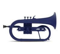 Classic Cantabile MardiBrass bugle Sib en plastique bleu mat Bleu mat