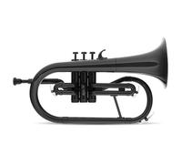 Classic Cantabile KFL-30BK Bugle Sib en ABS, Noir | Accordage en Sib, corps ABS noir, 600 g, perçage 11,5 mm, pavillon 153 mm, pistons Perinet, housse, embouchure