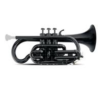 Classic Cantabile MardiBrass cornet Sib en plastique noir