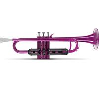 Classic Cantabile MardiBrass Trompette en ABS - Pistons Perinet - 510g léger - Perçage : 11,6 mm - avec embouchure et housse - violet
