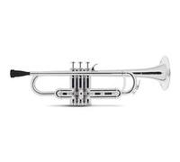 Classic Cantabile MardiBrass trompette Sib en plastique argentée