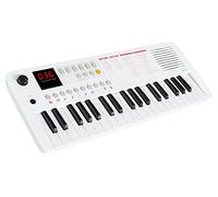Classic Cantabile MINI-37 Clavier - 37 mini-touches - Alimentation via USB-C ou piles - 100 sons et rythmes - USB-MIDI - Haut-parleur et sortie casque - blanc-rose
