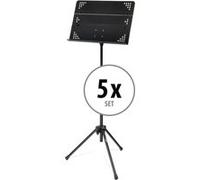 Classic Cantabile OSS-01 Pupitre d'orchestre emboîtable set de 5 G