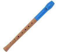 Classic Cantabile Pivella flûte à bec, bleu, avec doigté baroque