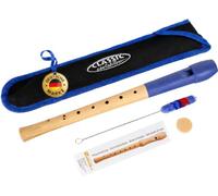 Classic Cantabile Pivella Flûte à Bec Bleue, doigté baroque