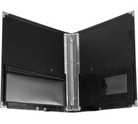 Classic Cantabile Porte-Partitions Deluxe Noir, 335 x 280 mm, Poids: 532 g | 335 x 280 mm, Hauteur de remplissage env. 2 cm, Similicuir noir, 4 coins de protection en métal, 110° ou complètement)