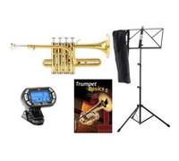 Classic Cantabile PT-196 Bb Trompette Picco le Lot incl. Metronome, un Stand de Musique G
