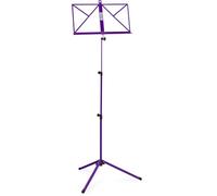 Classic Cantabile Pupitre Medium - Pupitre pliant pour enfants et adultes - Avec support de partition sur la surface - Hauteur réglable de 65 à 130 cm - Pieds en caoutchouc - Lilas