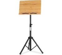 Pupitre Trepied Support en Bambou Bois Feuillet de Musique Orchestre Reglable