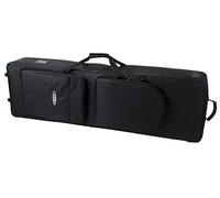 Classic Cantabile Sacoche Clavier 115cm Noire, gigbag Robuste (115x45x15 cm), Nylon Double filé, poignée Auto-agrippante, 2 Grandes Poches extérieures, roulettes.