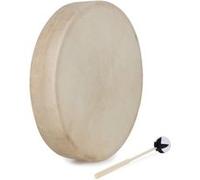 Classic Cantabile SD-16 Tambour Chamanique 16" - Tension en peau de chèvre - Diamètre : 41 cm - Profondeur : 7 cm - Effet stimulant - Avec dispositif de maintien - Baguette incluse