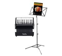 Classic Cantabile Secondo Accordéon Enfant 8 Basses Set Noir, Poids: 2