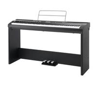 Piano Numerique Stagepiano Electrique 88 Touches USB MIDI AUX Support Set Noir