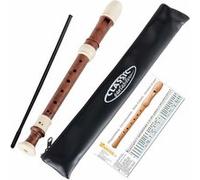 Classic Cantabile Stellina Flûte à bec en C-Soprano Baroque Marron