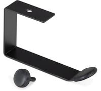 Classic Cantabile Support Casque pour Pupitre Clavier KSD-400Pro MK II - Support Casque Compatible avec Pupitre KSD-400Pro MK II - Montage par Vis à Main - en Tôle d’Acier - Noir