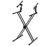 Classic Cantabile Support Clavier Double-X Double Niveau, Poids: 7