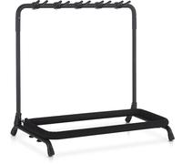 Classic Cantabile Support Multi-Guitares 5 Places - Support pour guitares et basses - Pliable pour un transport facile - Repose-cou réglables - Rembourrage en mousse - Structure métallique