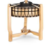 Classic Cantabile tambour chamanique 20" peau de chèvre double-face - trépied, housse et 2 maillets en feutre inclus - son résonant, profond pour yoga, guérison et rituels - naturel