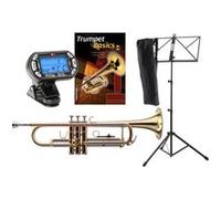 Classic Cantabile TR-39 Trompette Si Bémol avec Métronome / Accordeur, Pupitre à Partition G
