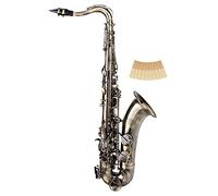 Classic Cantabile TS-450 Antique Yellow Saxophone Ténor Sib - Accordage Sib - Clé de Fa# aigu - Pack Économique incluant 10 Anches de Saxophone