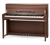Classic Cantabile UP-1 SM Upright E-Piano - 88 touches pondérées avec Graded Hammer, surface Ivory Touch, polyphonie 256, 40 sons, écran OLED, 3 pédales, enregistreur MP3 USB - Okoume