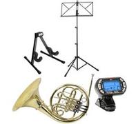 Classic Cantabile WH-702-L Bb Cor Chasse Gaucher Kit: Coffret, Embouchure, Stand Notes/ Cor, Métron.