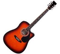 Classic Cantabile WS-10SB-CE Guitare Folk Sunburst Avec Micro G
