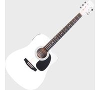 Classic Cantabile WS-10WH-CE Guitare Folk Blanc Avec Micro