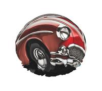 Classic Car Roadsters Bonnet de douche à l'ancienne pour femme réutilisable et imperméable avec sangle élastique Double couche épaisse pour spa, salon, voyage