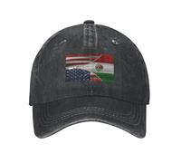 Classic Casquette De Sport, Drapeau De L'Amitié Entre L'Amérique Et Le Michoacán (Mexique) Snapback Hat Casual Casquette De Camionneur pour Adulte Cyclisme Badminton
