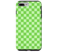 Classic Checkered Checker Checkerboard Green Pattern Coque pour iPhone 7 Plus/8 Plus