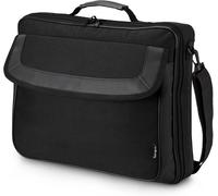Classic Clamshell Sacoche Pour Ordinateur Portable 15,6"", Sac À Bandoulière Homme Femme Confortable, Mallette Ordinateur Portable Avec Poches ¿ Noir, Tar300