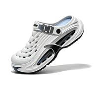 Classic Clog for Men & Women, Breathable Platform Clogs with Cushioned EVA Sole for Pool Garden Indoor Outdoor (White,40)