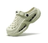 Classic Clog for Men & Women, Breathable Platform Clogs with Cushioned EVA Sole for Pool Garden Indoor Outdoor (Green,37)