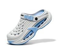 Classic Clog for Men & Women, Breathable Platform Clogs with Cushioned EVA Sole for Pool Garden Indoor Outdoor (Blue,41)