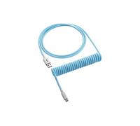 Classic Coiled Keyboard Cable USB-C to USB Type A, Blueberry Cheesecake
