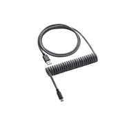 Classic Coiled Keyboard Cable USB-C to USB Type A, Carbon Grey