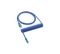 Classic Coiled Keyboard Cable USB-C to USB Type A, Galaxy Blue
