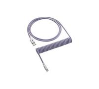 Classic Coiled Keyboard Cable USB-C to USB Type A, Rum Raisin