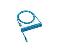 CableMod Classic Coiled Keyboard Cable USB-C to USB Type A, Specturm Blue G