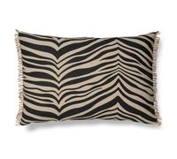 Classic Collection Coussin Zebra 40x60 cm Noir
