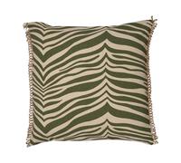 Classic Collection Coussin Zebra 50 x 50cm Vert