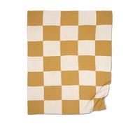 Classic Collection Plaid Square 130x170 cm Jaune