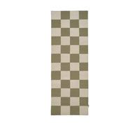 Classic Collection Tapis de couloir Square Blanc-vert. 80x200 cm