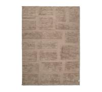 Classic Collection Tapis en laine Bricks 250x350 cm Beige