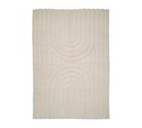 Classic Collection Tapis en laine Curve 250x350 cm Ivoire