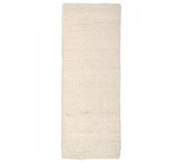 Classic Collection Tapis en laine Merino 80 x 250cm Blanc