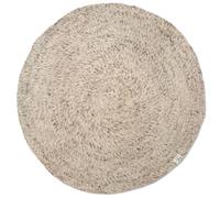 Classic Collection Tapis en laine rond Merino Ø200 cm Beige