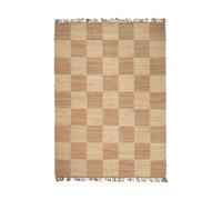 Classic Collection Tapis Jute Squares Natural. 170x230 cm
