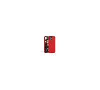 JAYM - Coque Silicone Premium Rouge pour Apple iPhone 14 Pro [Compatible Magsafe] 100% Silicone et Microfibre - Renforcée et Ultra Doux